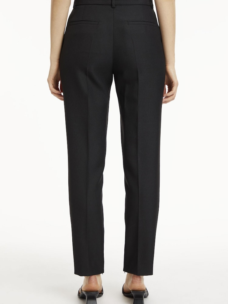 Calvin Klein Essential Slim Fit Tailored Black Trousers - Image 2 of 3