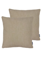 Riva Paoletti 2 Pack Natural Twilight Filled Cushions - Image 1 of 6