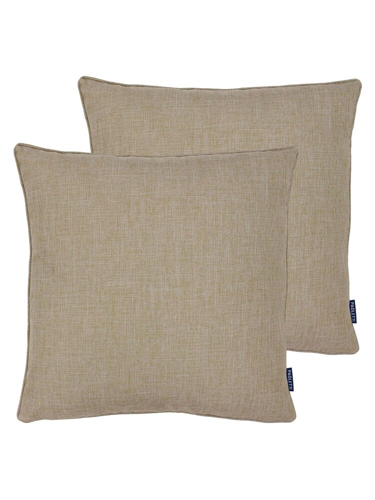 Riva Paoletti 2 Pack Natural Twilight Filled Cushions - Image 1 of 6