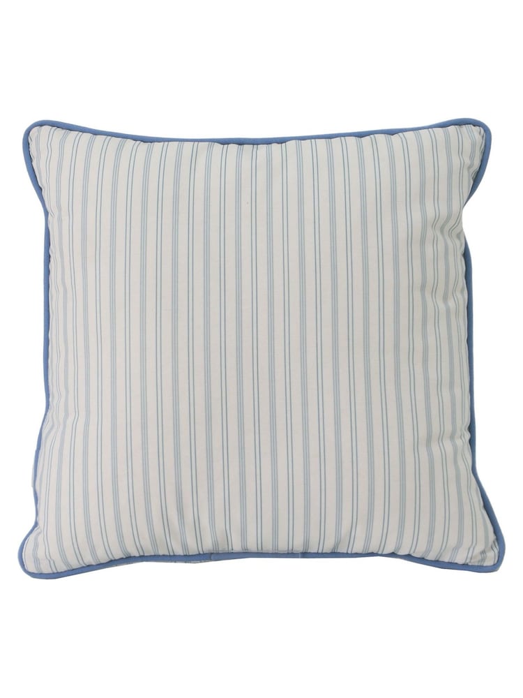 Laura Ashley Blue Shirting Stripe Laura Ashley Outdoor Scatter Cushion Cushion - Image 2 of 2