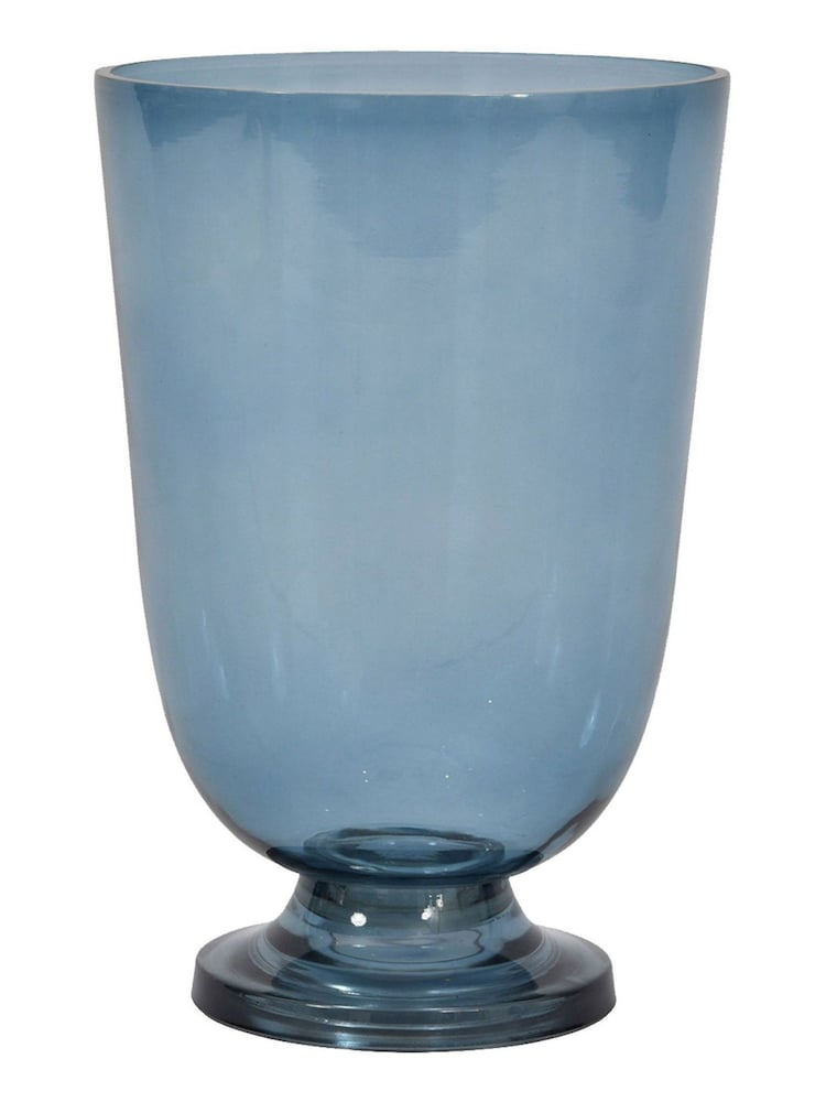 Libra Interiors Sky Blue Grace Glass Candlelight Holder Small - Image 2 of 4