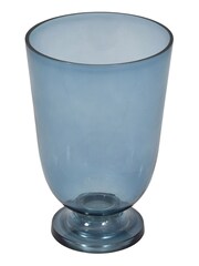 Libra Interiors Sky Blue Grace Glass Candlelight Holder Small - Image 3 of 4