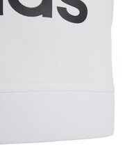 adidas White Essentials Linear Logo Cotton Bra Top - Image 4 of 5
