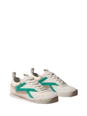 Calvin Klein Natural CK KAY - Suede Runner Trainers - Image 3 of 6