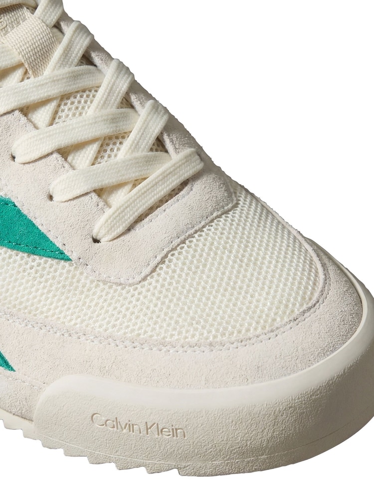 Calvin Klein Natural CK KAY - Suede Runner Trainers - Image 6 of 6 Calvin Klein Natural CK KAY - Suede Runner Trainers - Image 6 of 6
