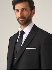 Skopes Black Tailored Fit Madrid Suit: Jacket - Image 1 of 7
