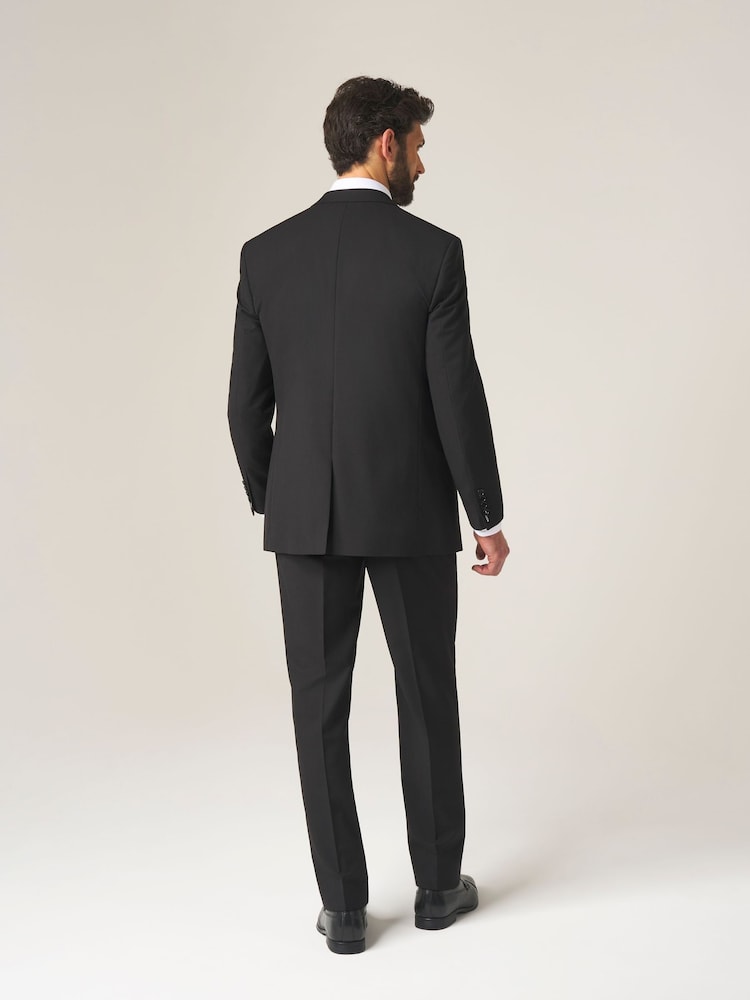 Skopes Black Tailored Fit Madrid Suit: Jacket - Image 5 of 7