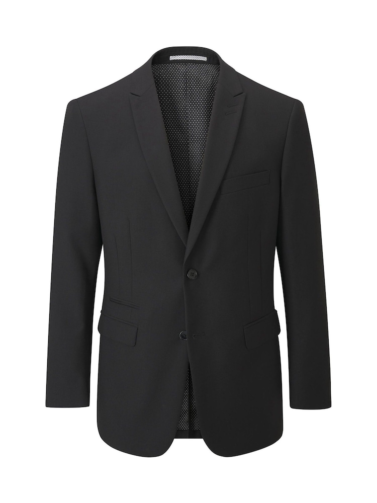 Skopes Black Tailored Fit Madrid Suit: Jacket - Image 6 of 7