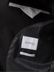 Skopes Black Tailored Fit Madrid Suit: Jacket - Image 7 of 7