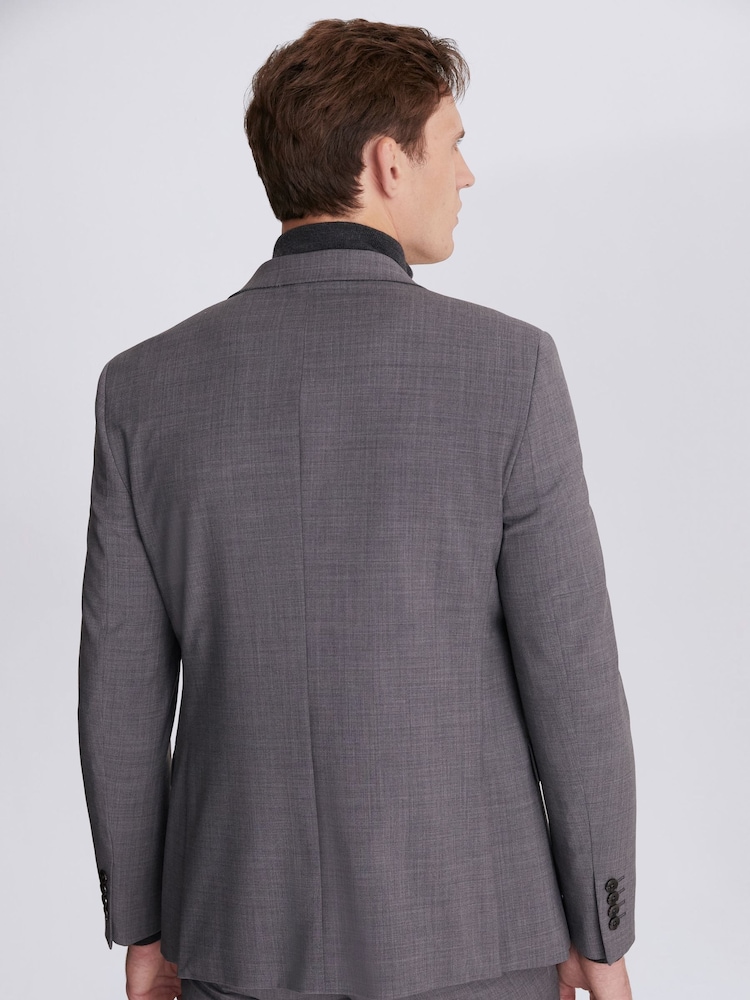 DKNY - Grijs slim-fit kostuum: colbert - Image 3 of 8