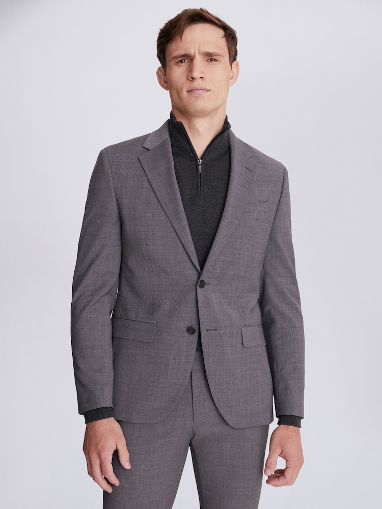 DKNY - Grijs slim-fit kostuum: colbert - Image 6 of 8