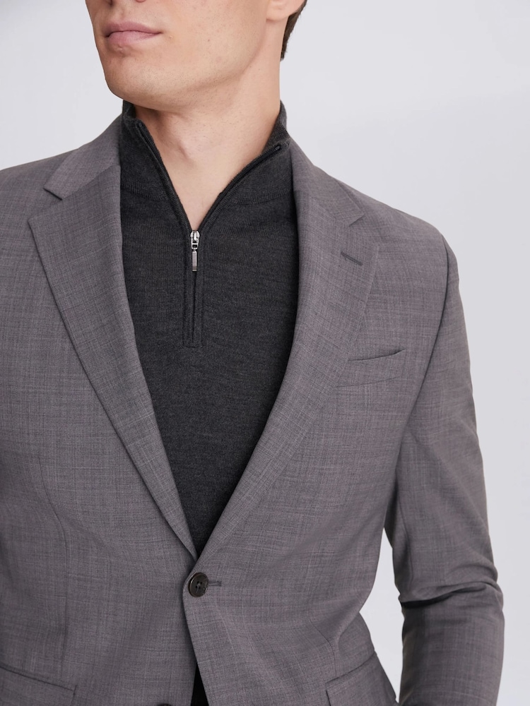 DKNY - Grijs slim-fit kostuum: colbert - Image 7 of 8