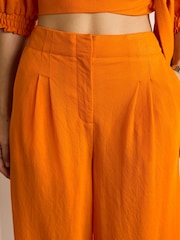 Orange Co-ord Wide Leg Trousers - Image 4 of 5