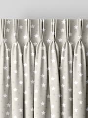 Natural Kids Ditsy Stars Made To Measure 100% Cotton Curtains - Image 5 of 9