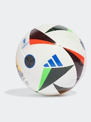 adidas White/Blue Performance Euro 24 Training Football - Image 1 of 4