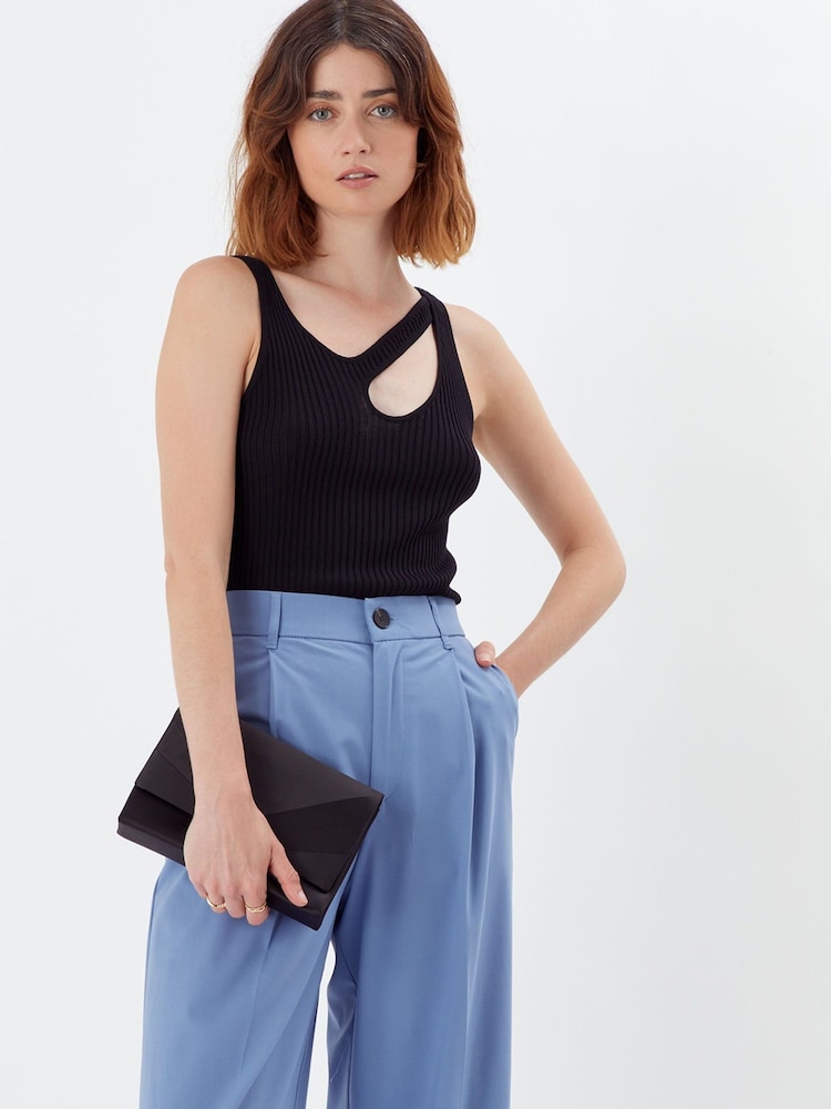Accessorize saten Fold Over pisemska torbica Vrečka - Slika 1 iz 3