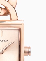 Sekonda Ladies Rose Gold Chain Bracelet Watch - Image 4 of 5