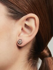 Ted Baker Rose Gold Tone Eisley Enamel Mini Button Stud Earrings - Image 7 of 8