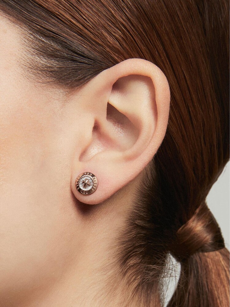 Ted Baker Rose Gold Tone Eisley Enamel Mini Button Stud Earrings - Image 7 of 8