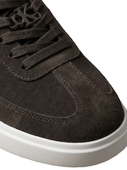 Calvin Klein Brown Suede Signature Logo Trainers - Image 6 of 7