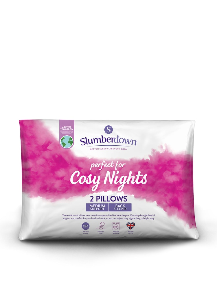 Slumberdown 2 Cosy Nights Pillows - Image 5 of 5