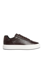 Calvin Klein Black Embossed Emblem Logo Trainers - Image 1 of 6