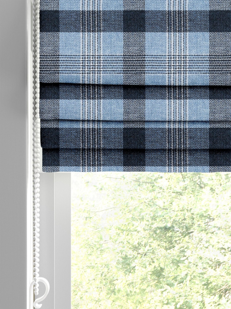 Blue Cleveland Made To Measure Roman Blinds - Image 2 of 6