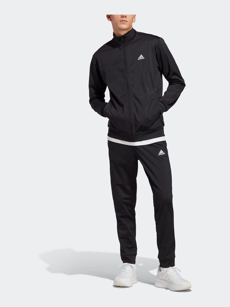 adidas Black Sportswear Linear Logo Tricot Tracksuit - Image 4 of 7