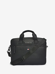 Tommy Hilfiger Black Essential Computer Bag - Image 4 of 7
