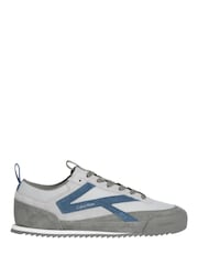Calvin Klein Grey CK KAY - Suede Runner Trainers - Image 1 of 6
