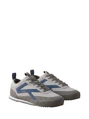 Calvin Klein Grey CK KAY - Suede Runner Trainers - Image 3 of 6