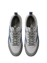 Calvin Klein Grey CK KAY - Suede Runner Trainers - Image 5 of 6