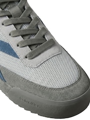 Calvin Klein Grey CK KAY - Suede Runner Trainers - Image 6 of 6
