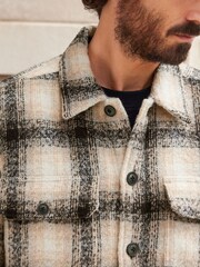Natural Borg Lined Shacket - Image 4 of 10