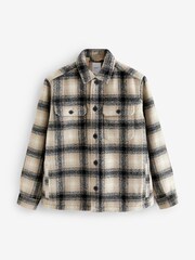 Natural Borg Lined Shacket - Image 7 of 10