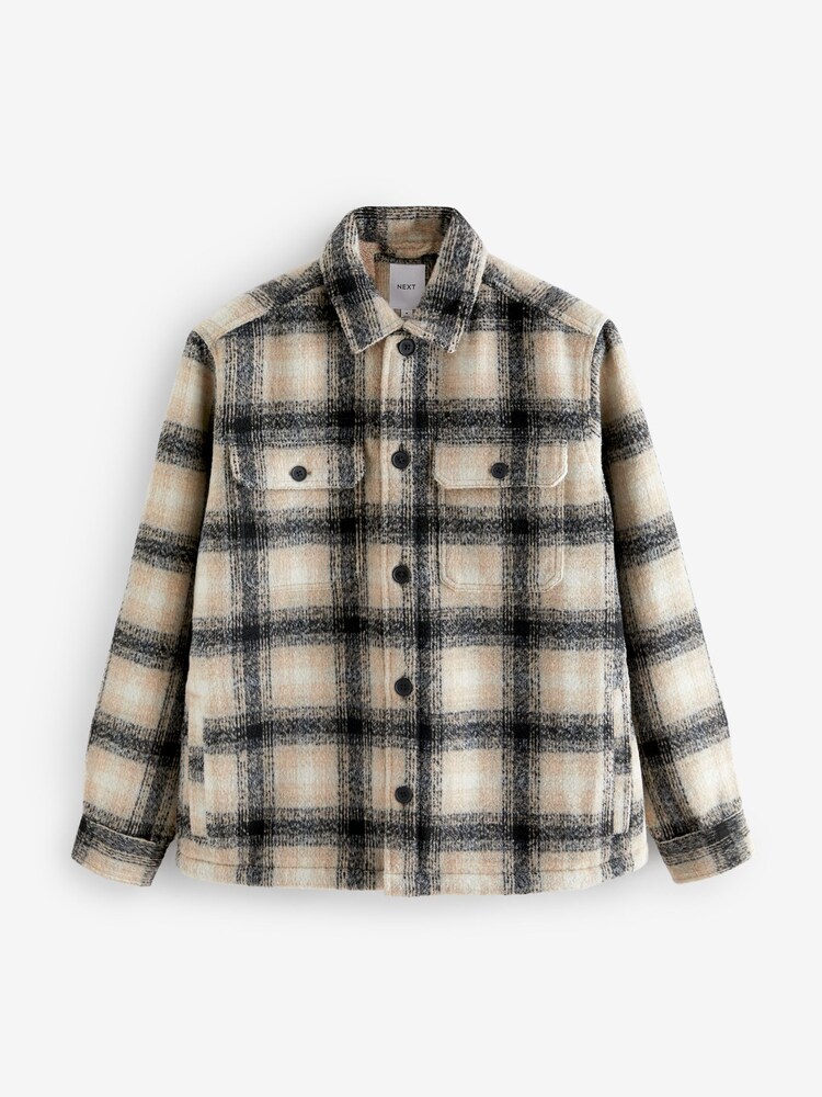 Nature - Veste-chemise avec doublure imitation peau de mouton - Image 7 of 10