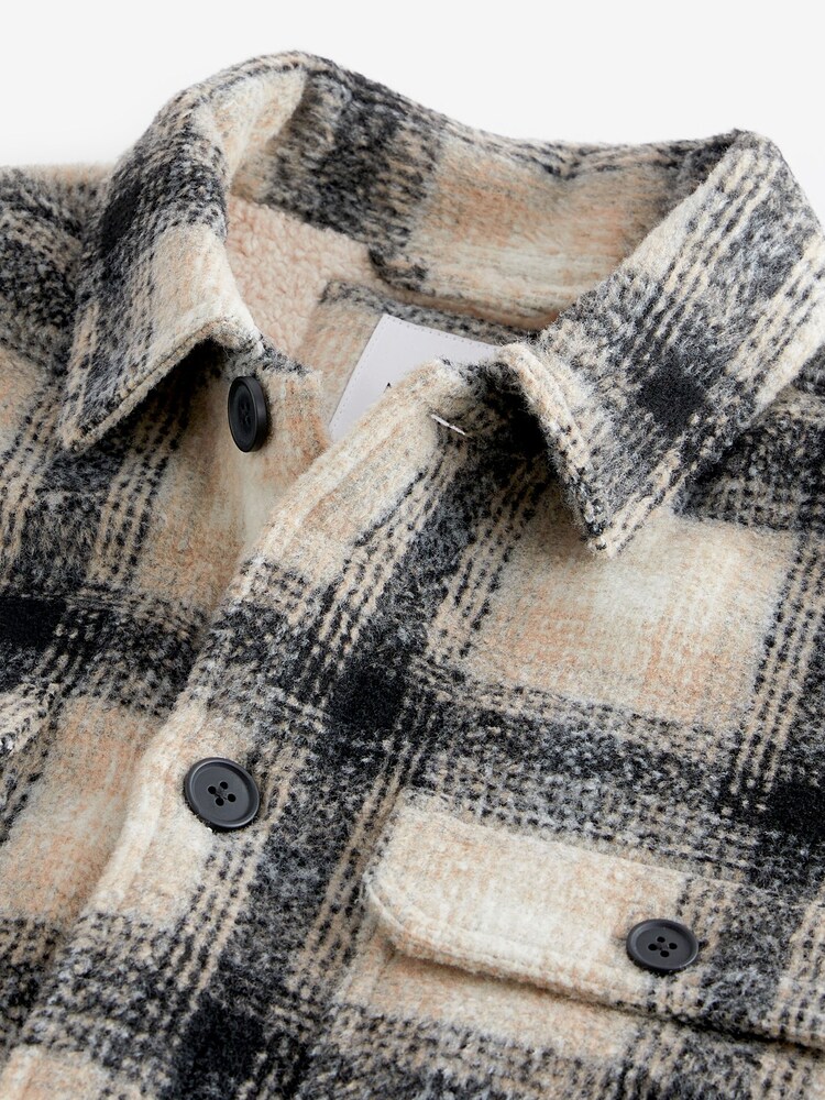 Nature - Veste-chemise avec doublure imitation peau de mouton - Image 9 of 10