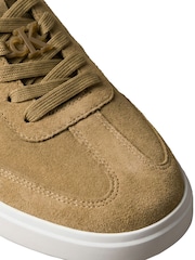 Calvin Klein Natural Suede Signature Logo Trainers - Image 6 of 6