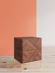 Swoon Brown Norrebro Bedside Table - Image 1 of 5