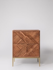 Swoon Brown Norrebro Bedside Table - Image 2 of 5