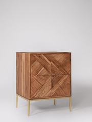 Swoon Brown Norrebro Bedside Table - Image 3 of 5