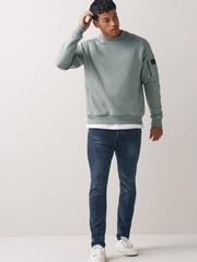 Dark Blue Skinny Ultimate Comfort Super Stretch Jeans - Image 2 of 8