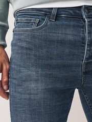 Dark Blue Skinny Ultimate Comfort Super Stretch Jeans - Image 5 of 8