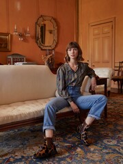 Penelope Chilvers Oscar Tortoise Shell Brown Pony Boots - Image 4 of 4
