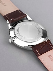 Accurist Classic Mens Brown Leather Strap Analogue Watch - Image 2 of 6