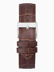 Accurist Classic Mens Brown Leather Strap Analogue Watch - Image 4 of 6