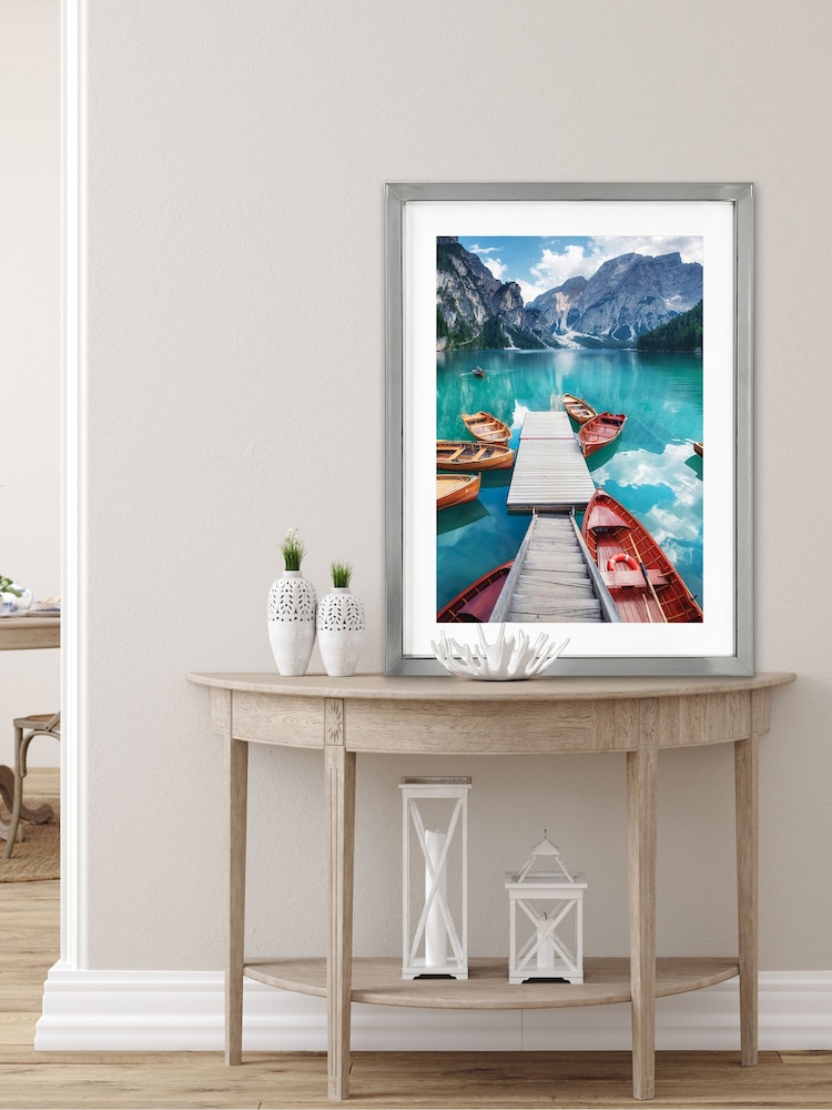 Brookpace Lascelles Multi Pragser Wildsee 1 Framed Wall Art - Image 2 of 3