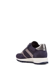 Geox Womens Tabelya Blue Trainers - Image 3 of 6
