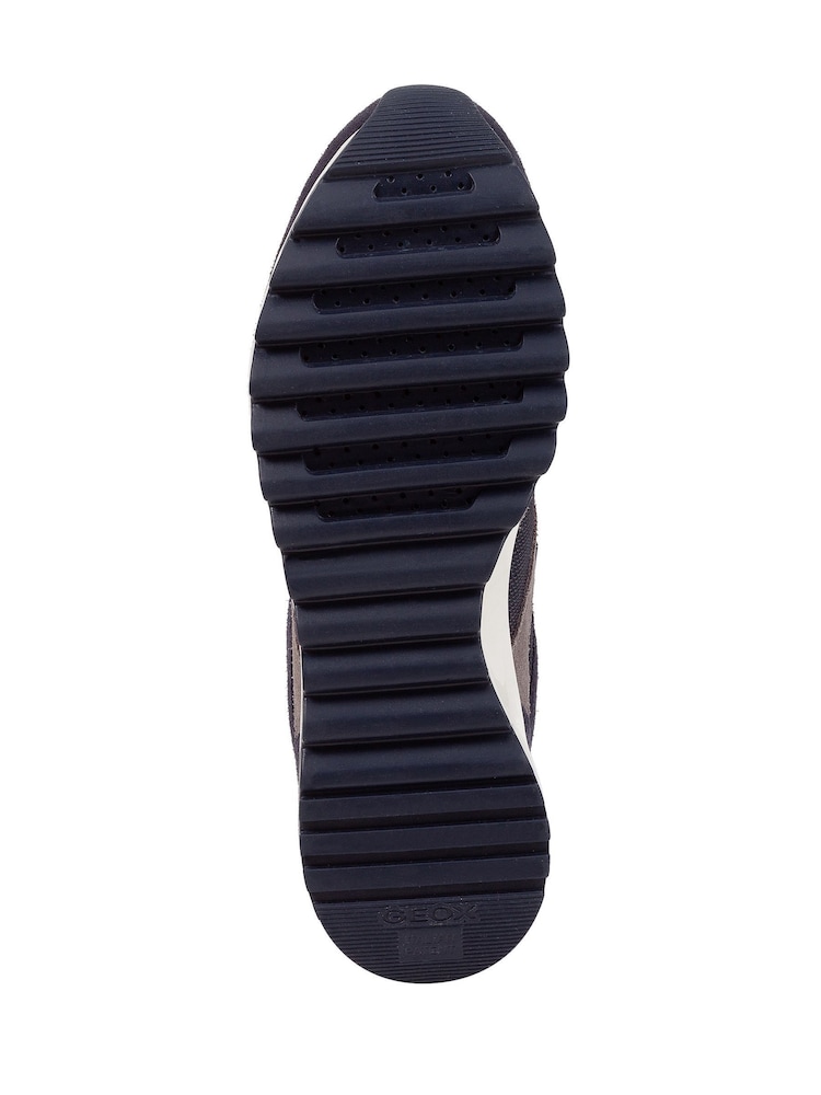 Geox Womens Tabelya Blue Trainers - Image 6 of 6