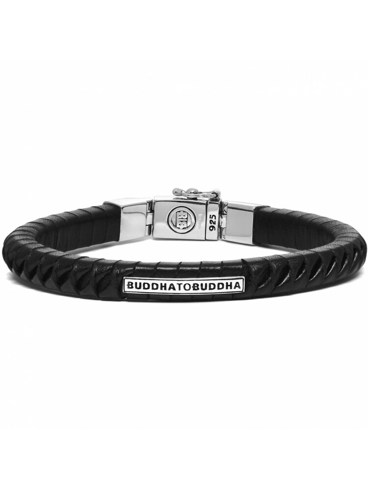 Buddha To Buddha Gents Silver Toned Komang Leather, Beads And Cords Bracelet - Image 2 of 3
